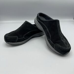 Easy Spirit Black Esteazia Mule Slip on Clogs Womens Shoes Size 8.5 W Causal